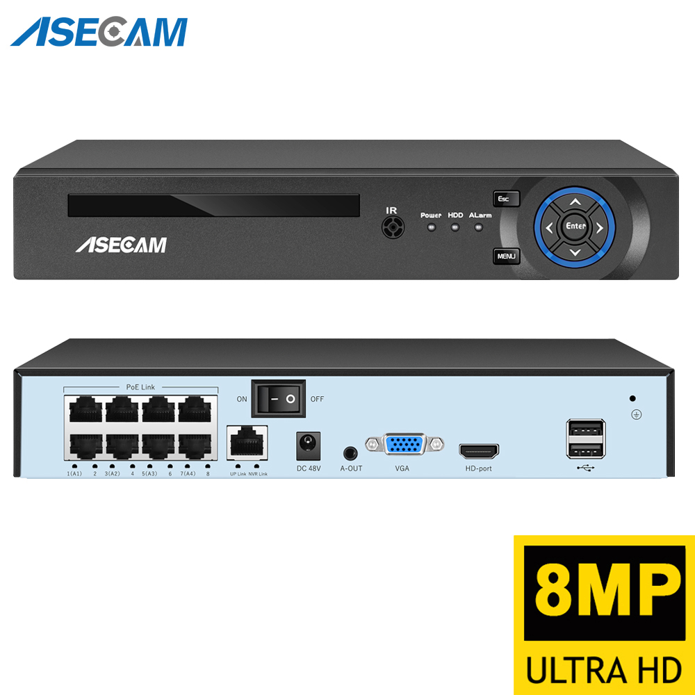 Home Security Camera - 슈퍼 8MP POE NVR 비디오 레코더
