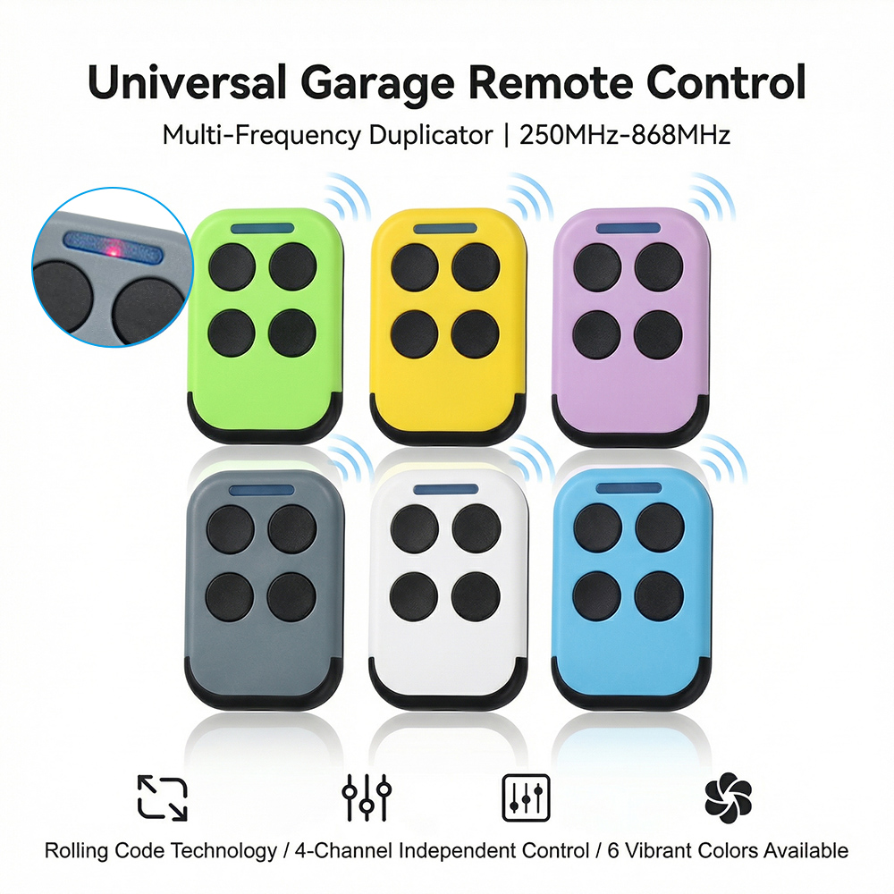 Home Security Key Fob - 보안 롤링 코드 차고 문 개폐기