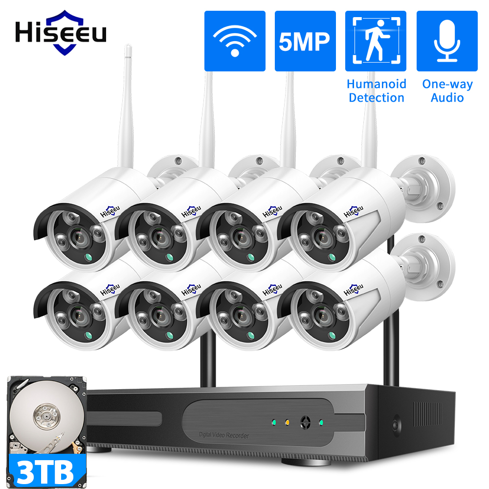 Home Security Panel - 하이시루 3/5/8MP WiFi CCTV 카메라 보안