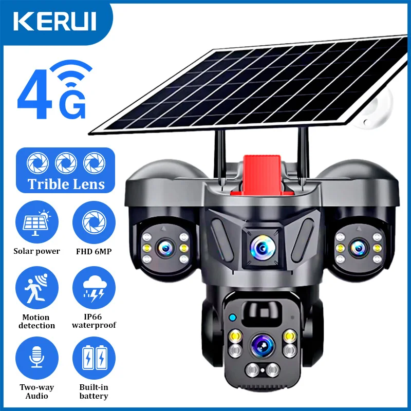 Home Security Panel - KERUI V380 Pro 야외 PTZ 6MP