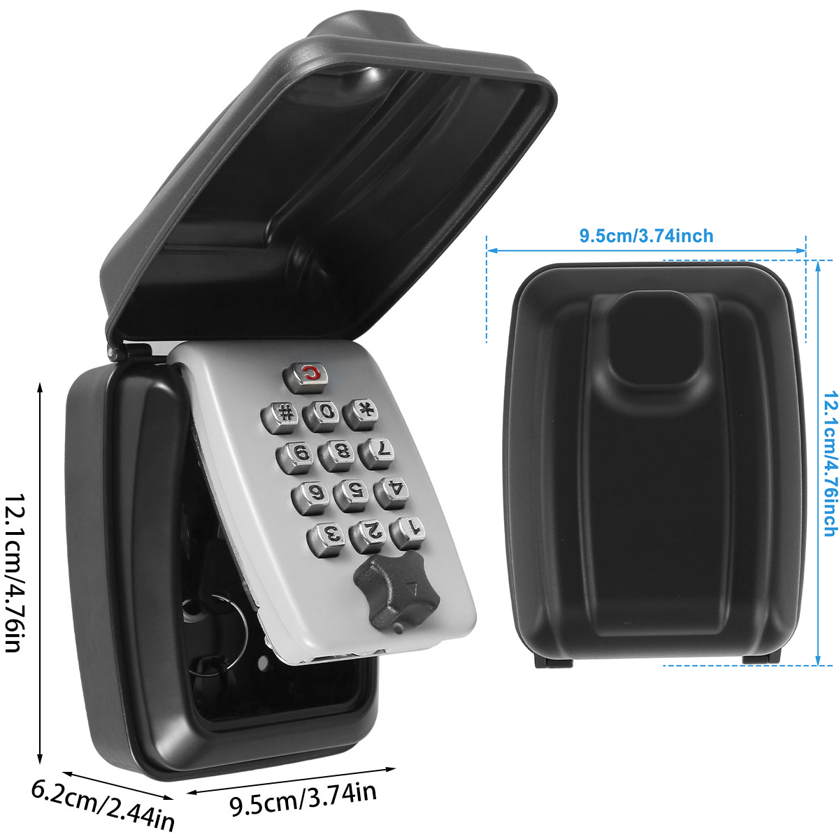 벽 마운트 비밀 코드 보안 키 잠금 상자, 안전한 비밀 - Home Security Key Box 리뷰 및 가격