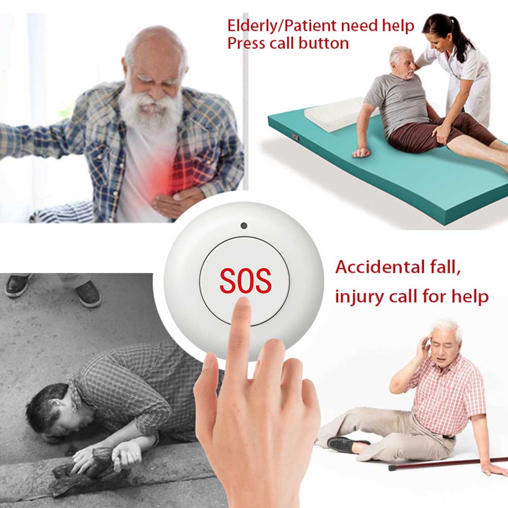 무선 SOS 버튼 스마트 홈 게이트 보안 초인종 433 - Home Security Services 리뷰 및 가격