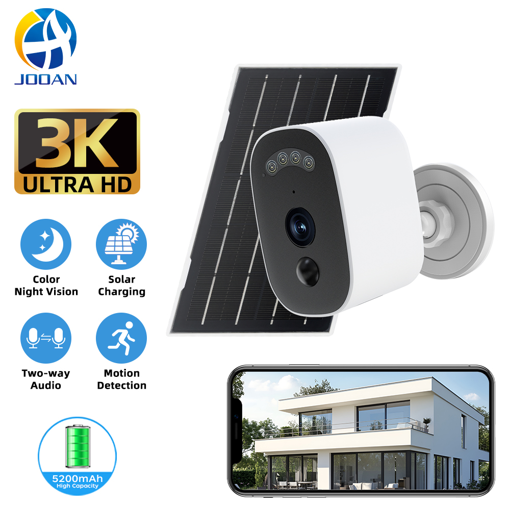 Jooan 3K HD 태양광 보안 카메라 야외 무선 배 - Home Security Services 리뷰 및 가격