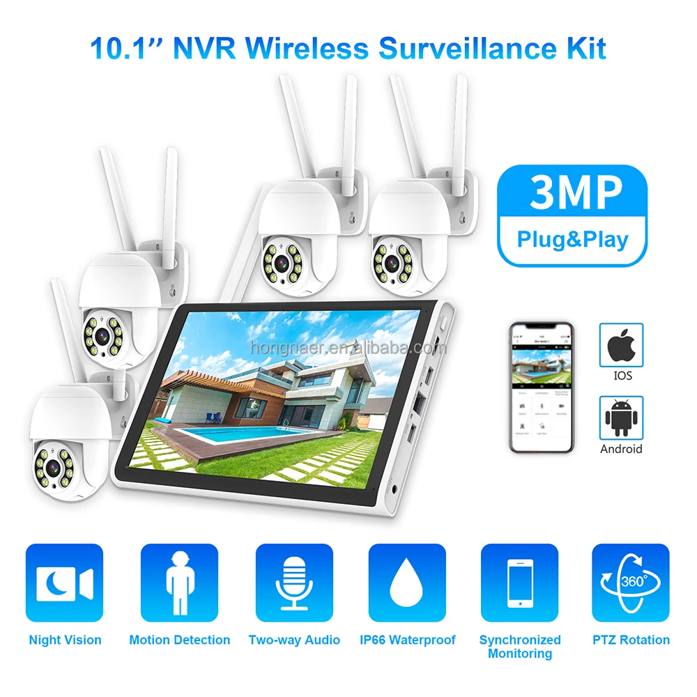2026 홍나르 3MP 4채널 WiFi 홈 IP 10. - Home Security Camera 리뷰 및 가격