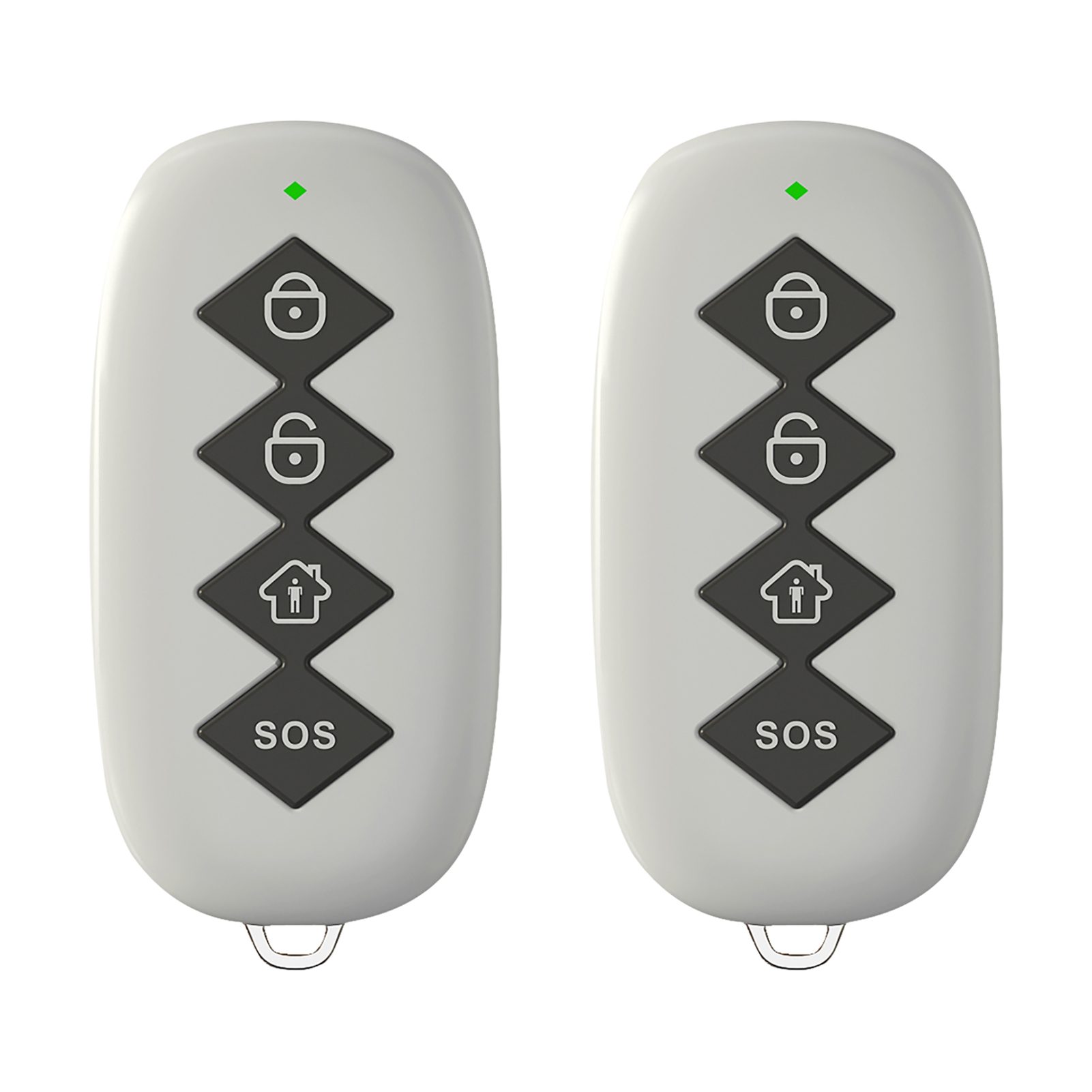 2pcs 늑대 가드 433MHz 무선 방수 RF 4 키 - Home Security Key Fob 리뷰 및 가격