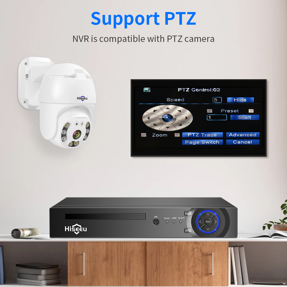 Hiseeu 4CH 10CH 16CH 4K 8MP 5M - Home Security Camera 리뷰 및 가격