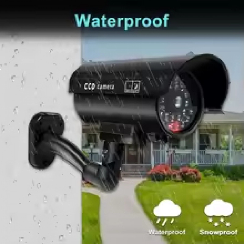 시뮬레이션 가짜 총알 카메라 모형 카메라 야외 LED  - Home Security Video Cameras 리뷰 및 가격