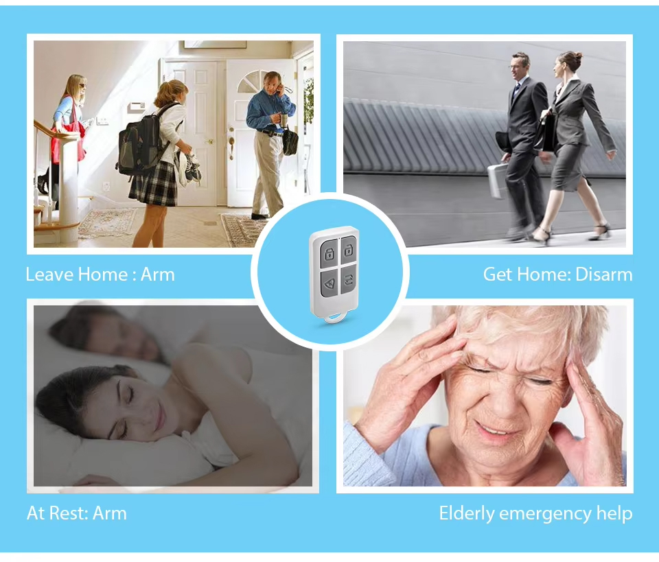 RC531 무선 휴대용 원격 제어 4 버튼 키체인 WI - Home Security Services 리뷰 및 가격