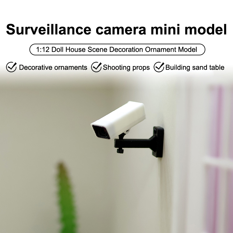 핫세일 1/12 스케일 미니어처 감시 카메라, 인형의  - Home Security Camera 리뷰 및 가격