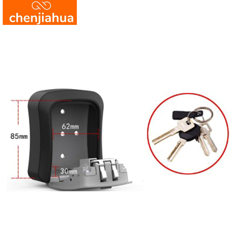 벽걸이 형 키 보관 비밀 상자 주최자 4 자리 조합 암 - Home Security Key Box 리뷰 및 가격
