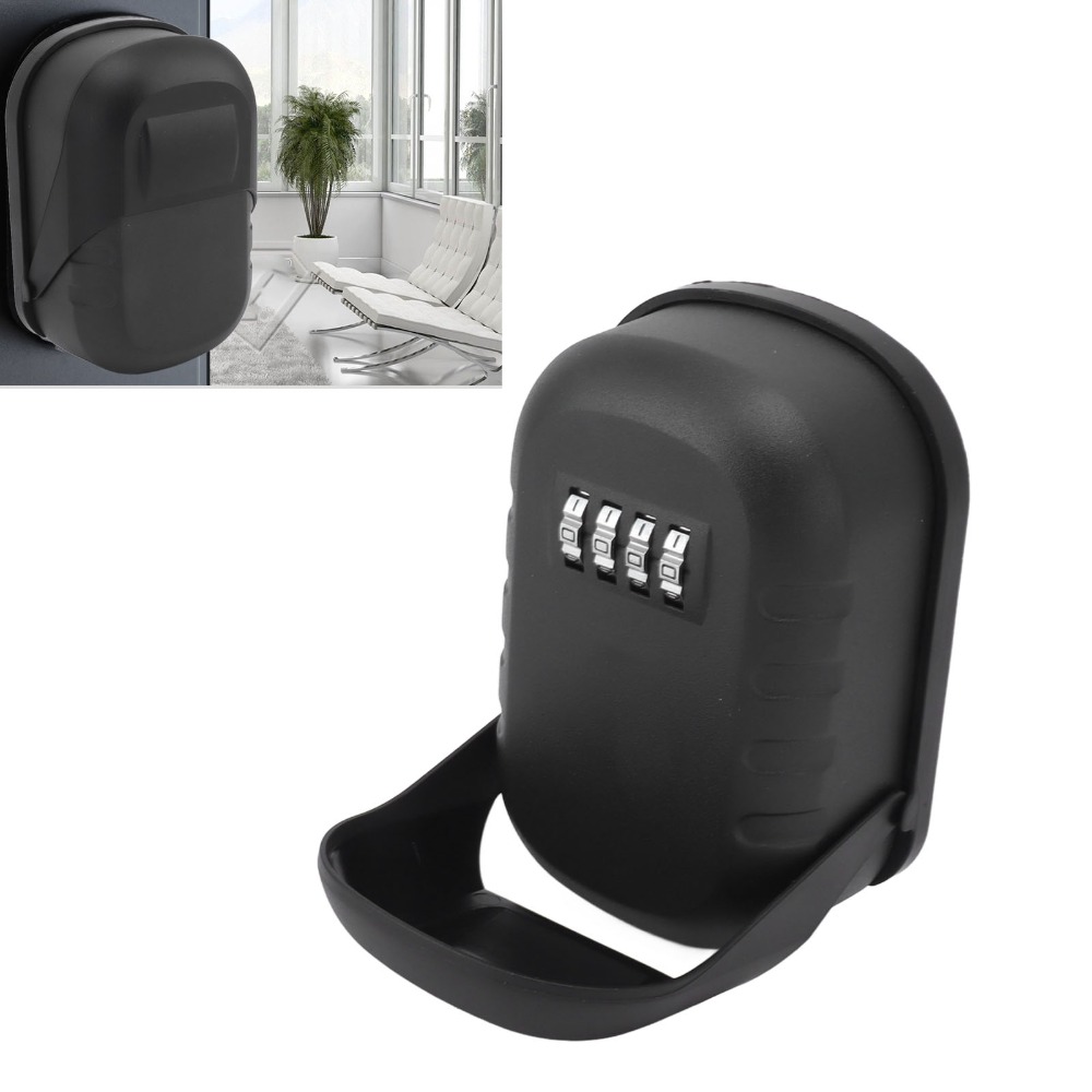 보안 벽걸이형 키 잠금 상자 검정색 방진 조합 잠금 상 - Home Security Key Box 리뷰 및 가격