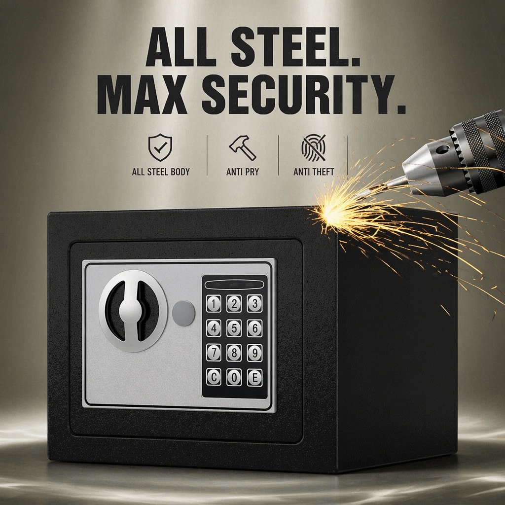 올스틸 전자 디지털 키패드 금고, 이중 비밀번호 키 잠 - Home Security Key Box 리뷰 및 가격