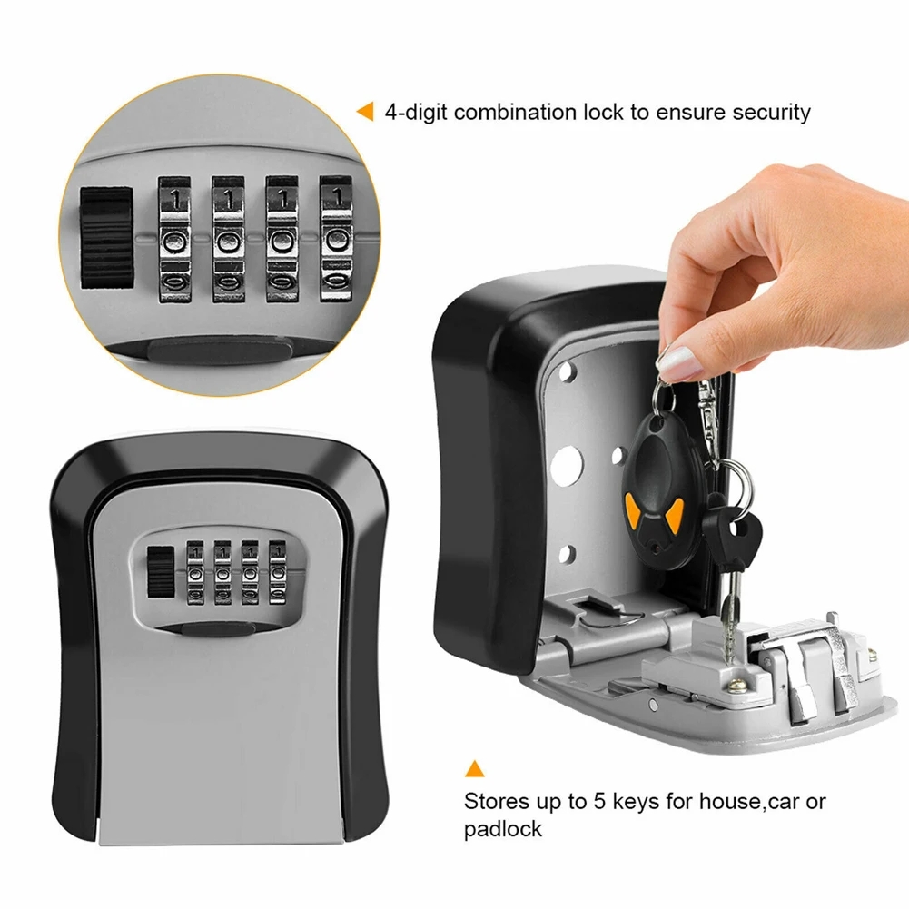 월마운트 키 잠금 박스 4자리 비밀번호 코드 보안 자물 - Home Security Key Box 리뷰 및 가격
