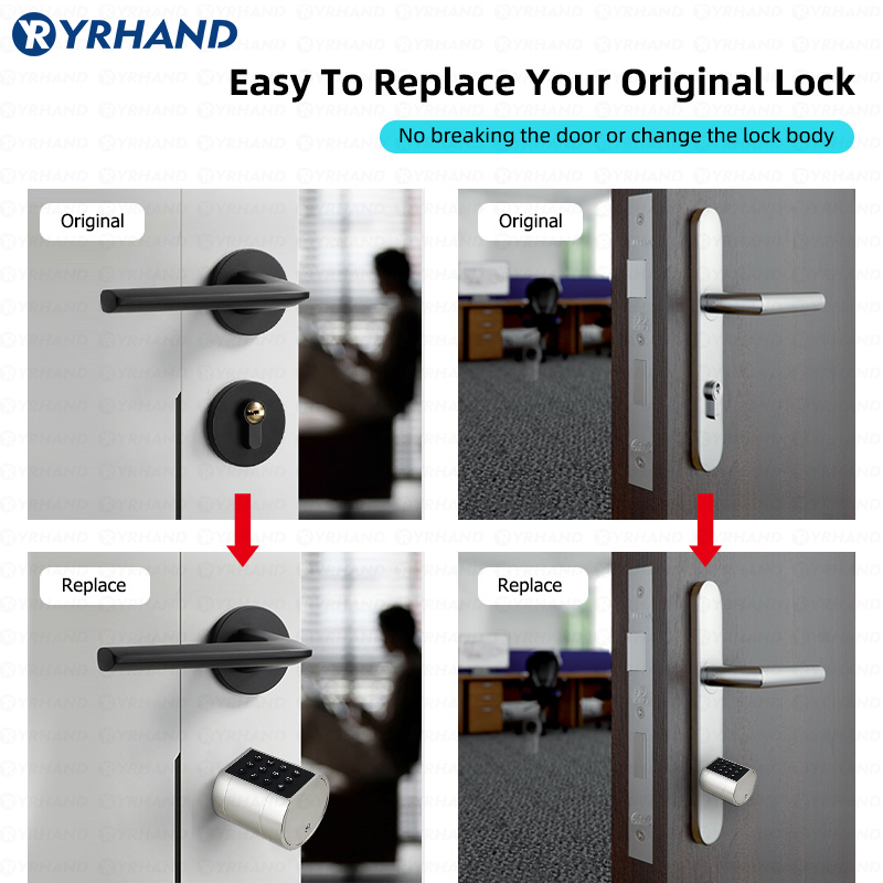 스마트 유로 원통형 도어락 ttlock 앱 키리스 보안 - Home Security Services 리뷰 및 가격