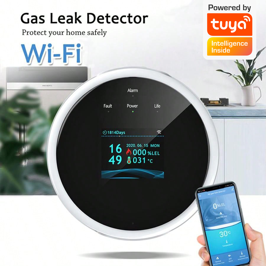 2.4G WiFi 가스 경보 센서 가연성 가스 감지기는 - Home Security Systems 리뷰 및 가격